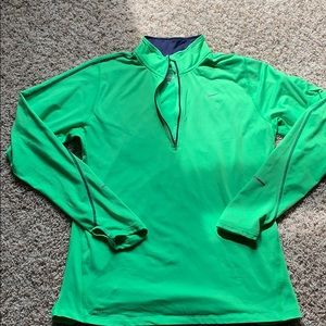 Nike Dri Fit long sleeve half zip
